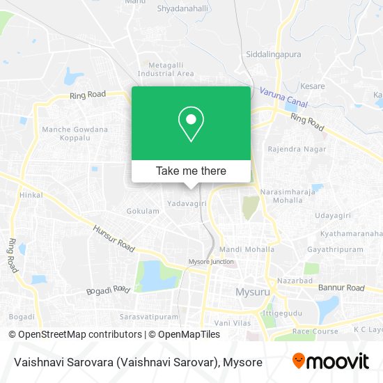 Vaishnavi Sarovara map
