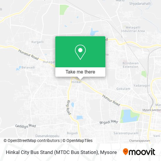 Hinkal City Bus Stand (MTDC Bus Station) map