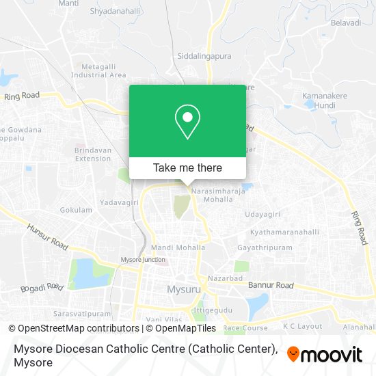 Mysore Diocesan Catholic Centre (Catholic Center) map