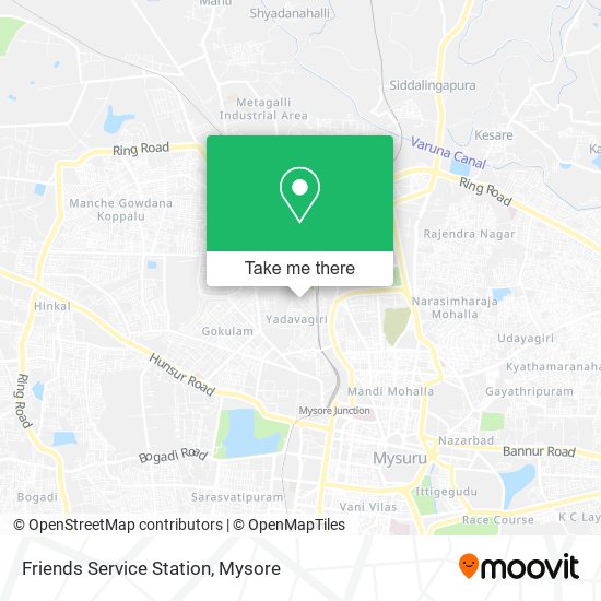 Friends Service Station map