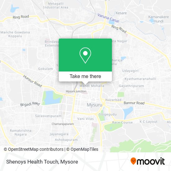 Shenoys Health Touch map