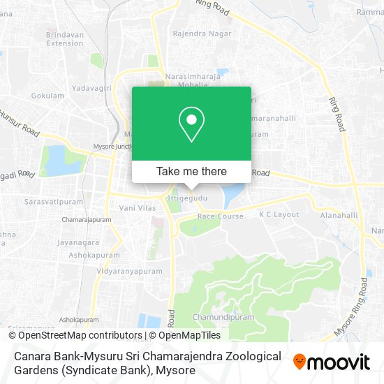 Canara Bank-Mysuru Sri Chamarajendra Zoological Gardens (Syndicate Bank) map
