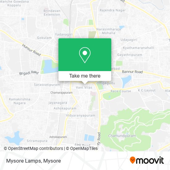 Mysore Lamps map