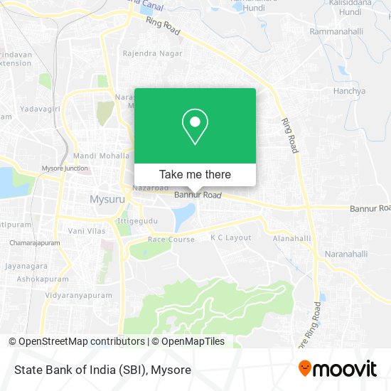 State Bank of India (SBI) map
