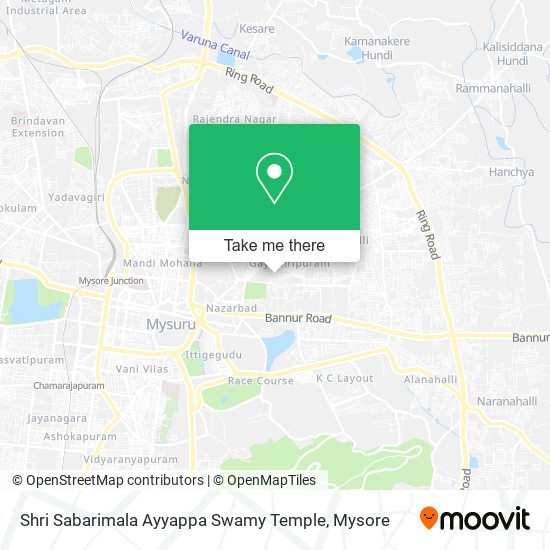 Shri Sabarimala Ayyappa Swamy Temple map