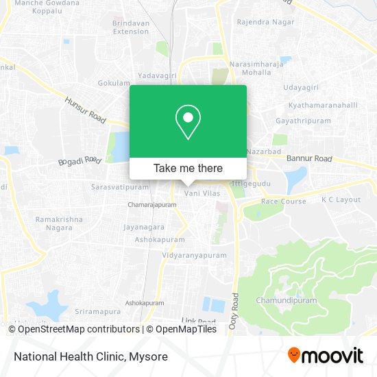 National Health Clinic map