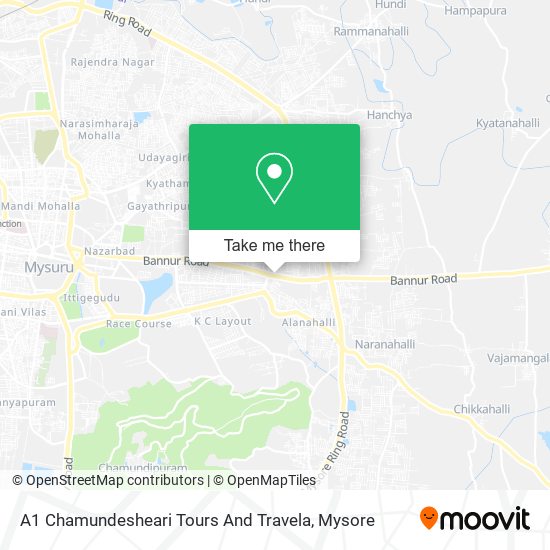 A1 Chamundesheari Tours And Travela map