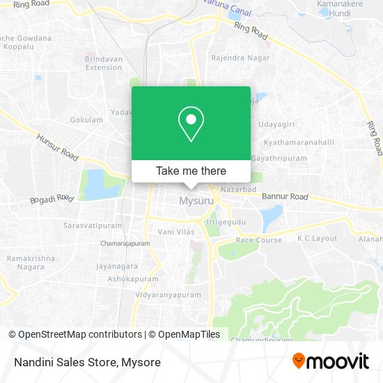 Nandini Sales Store map