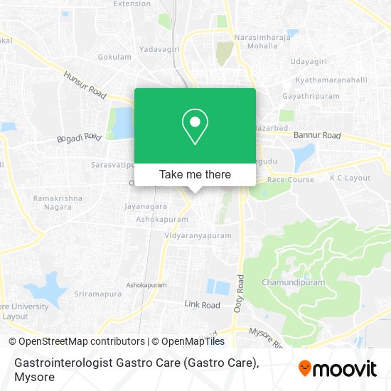 Gastrointerologist Gastro Care map
