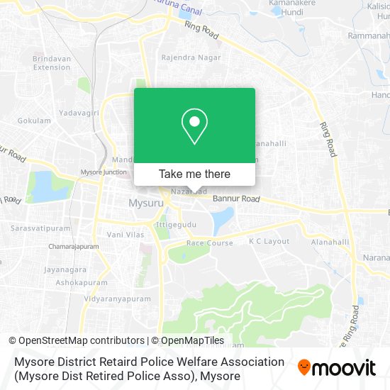 Mysore District Retaird Police Welfare Association (Mysore Dist Retired Police Asso) map