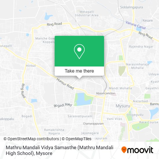 Mathru Mandali Vidya Samasthe (Mathru Mandali High School) map