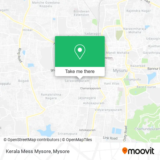 Kerala Mess Mysore map