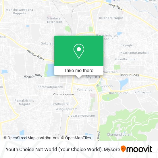 Youth Choice Net World (Your Choice World) map