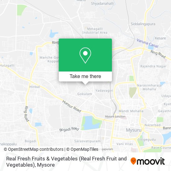 Real Fresh Fruits & Vegetables (Real Fresh Fruit and Vegetables) map