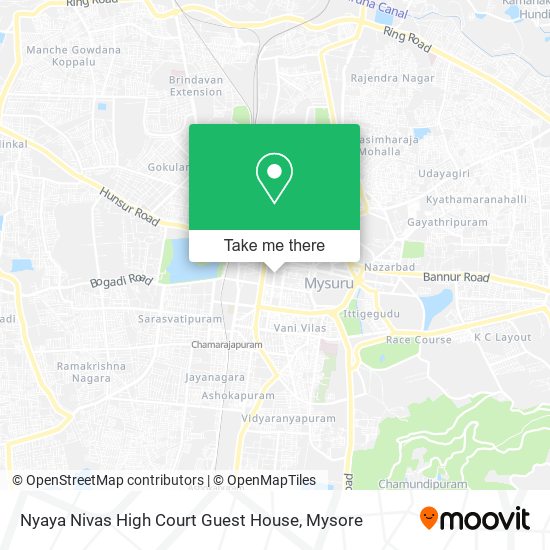Nyaya Nivas High Court Guest House map