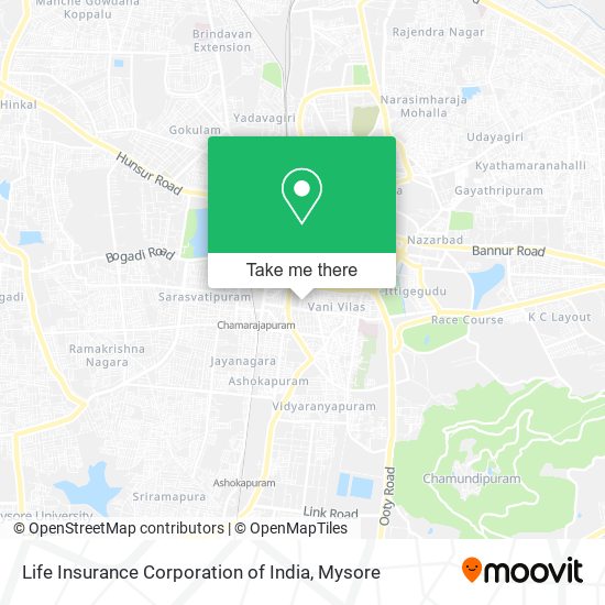 Life Insurance Corporation of India map