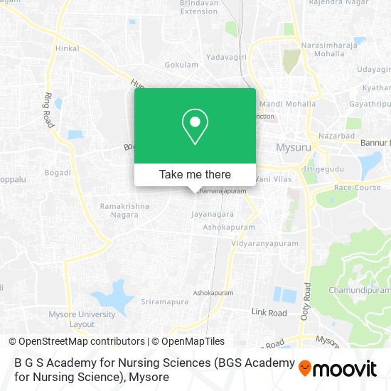 B G S Academy for Nursing Sciences (BGS Academy for Nursing Science) map