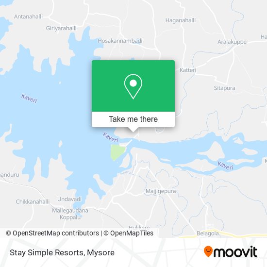 Stay Simple Resorts map