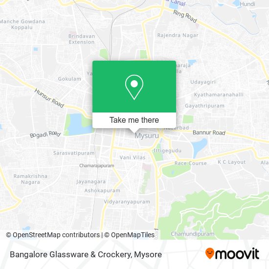 Bangalore Glassware & Crockery map