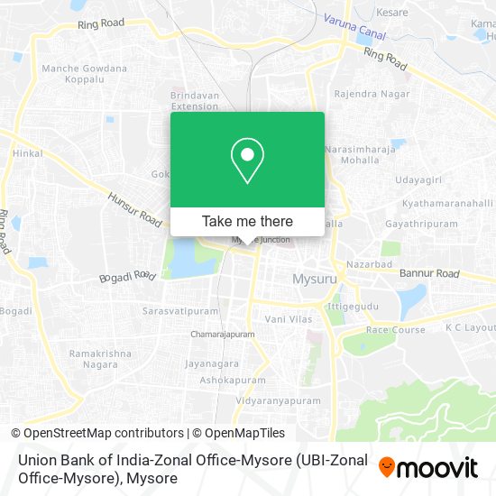 Union Bank of India-Zonal Office-Mysore (UBI-Zonal Office-Mysore) map