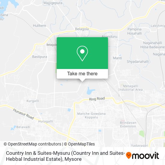 Country Inn & Suites-Mysuru (Country Inn and Suites-Hebbal Industrial Estate) map