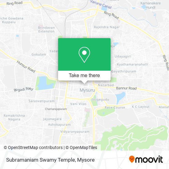 Subramaniam Swamy Temple map