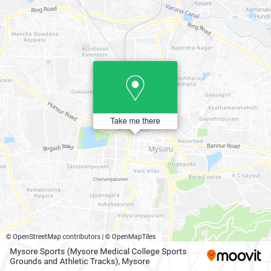 Mysore Sports (Mysore Medical College Sports Grounds and Athletic Tracks) map