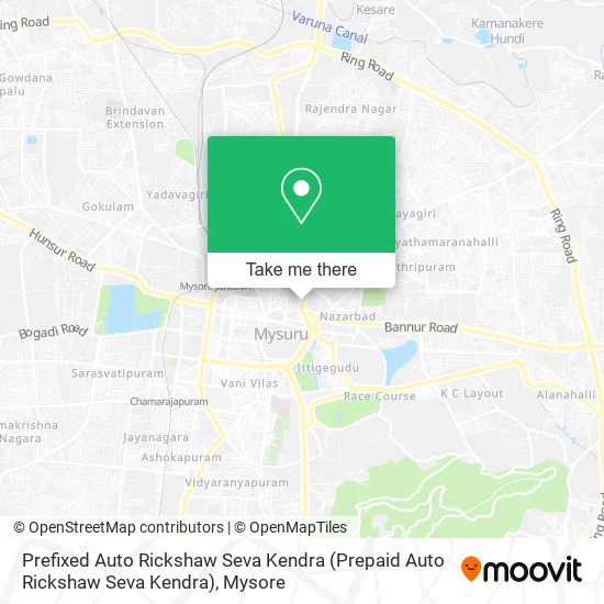 Prefixed Auto Rickshaw Seva Kendra map