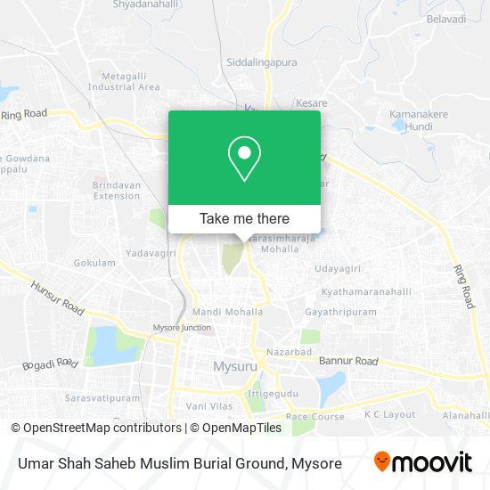 Umar Shah Saheb Muslim Burial Ground map