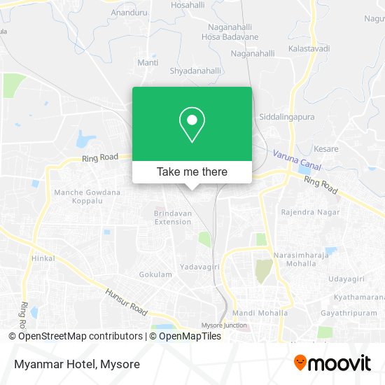 Myanmar Hotel map