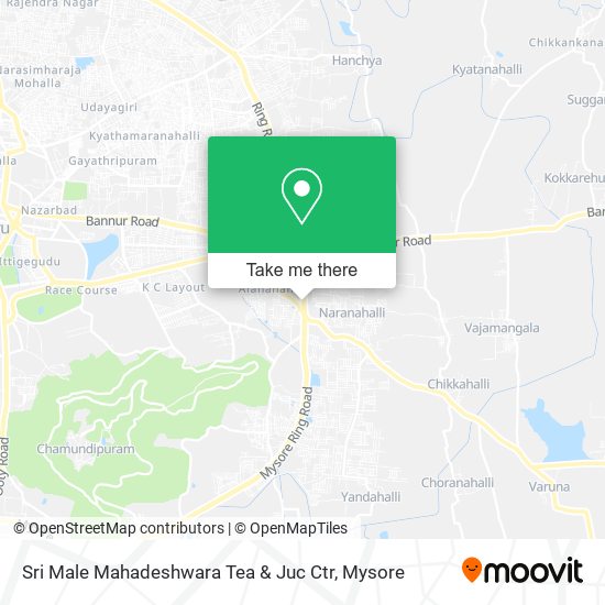 Sri Male Mahadeshwara Tea & Juc Ctr map