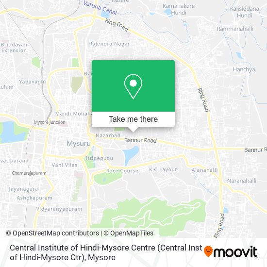 Central Institute of Hindi-Mysore Centre (Central Inst of Hindi-Mysore Ctr) map