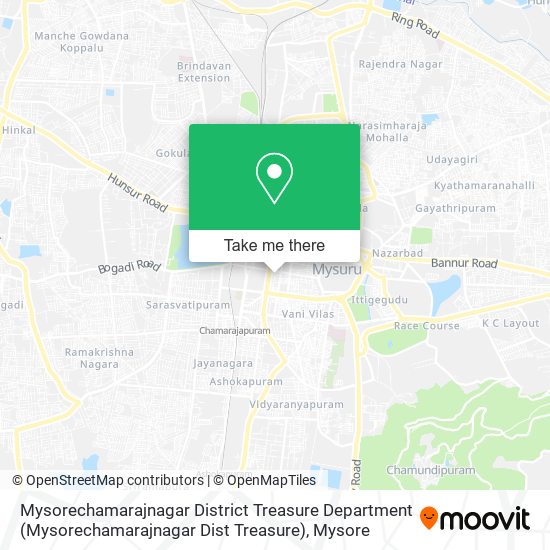 Mysorechamarajnagar District Treasure Department (Mysorechamarajnagar Dist Treasure) map