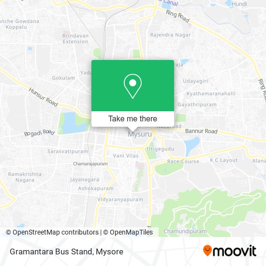 Gramantara Bus Stand map