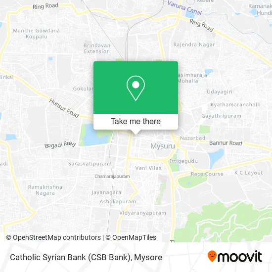 Catholic Syrian Bank (CSB Bank) map