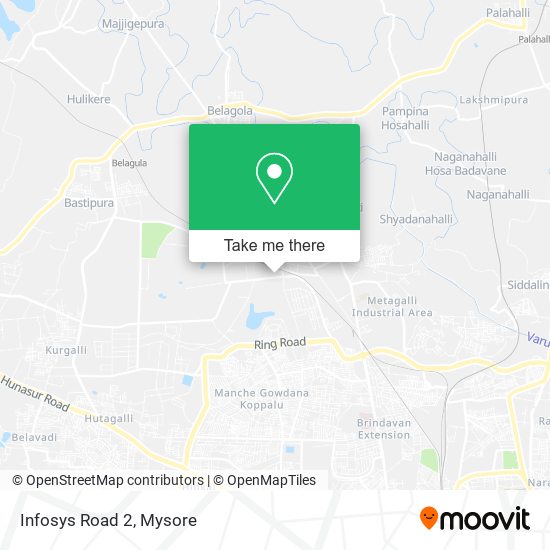 Infosys Road 2 map