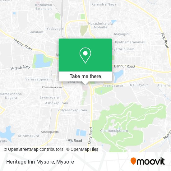 Heritage Inn-Mysore map