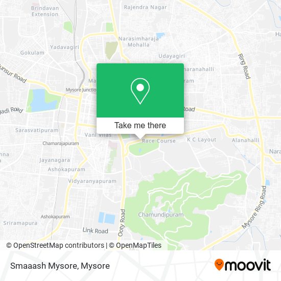 Smaaash Mysore map