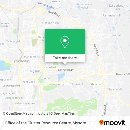 Office of the Cluster Resource Centre map