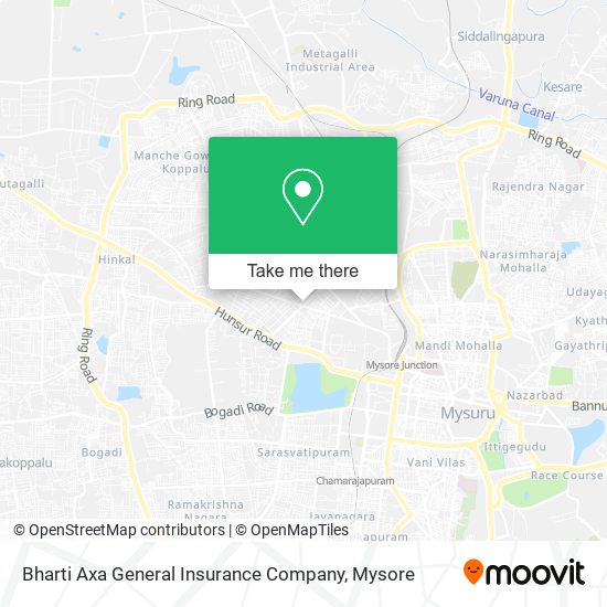 Bharti Axa General Insurance Company map