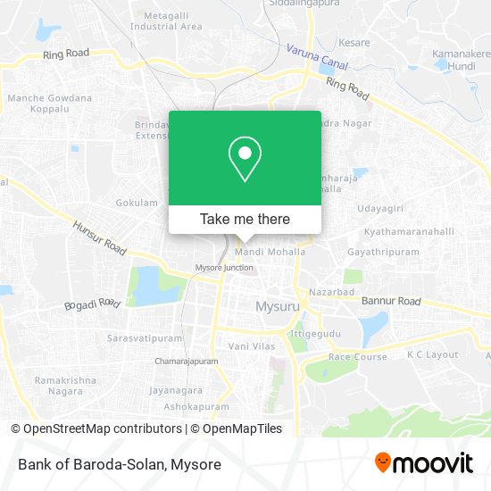 Bank of Baroda-Solan map