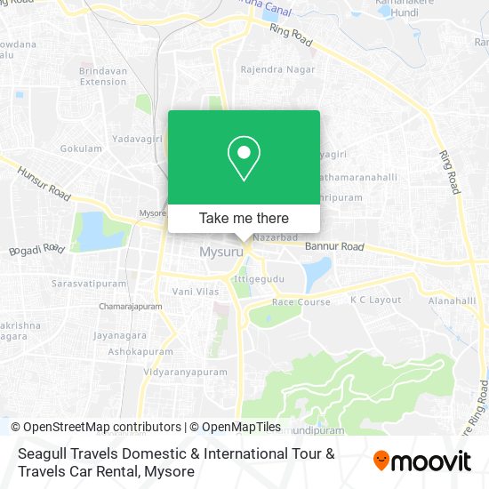 Seagull Travels Domestic & International Tour & Travels Car Rental map