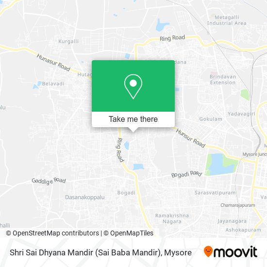 Shri Sai Dhyana Mandir (Sai Baba Mandir) map