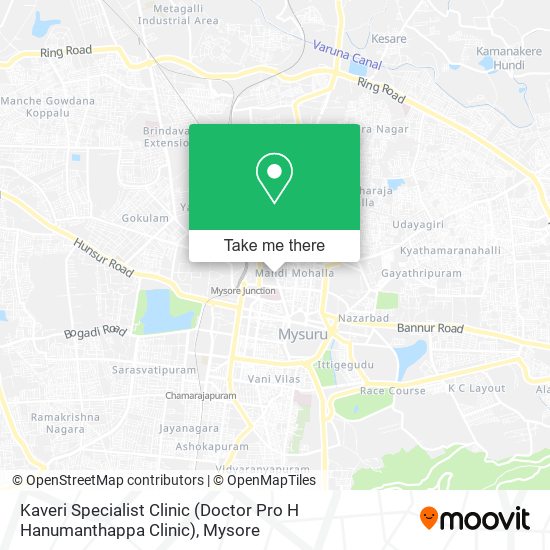 Kaveri Specialist Clinic (Doctor Pro H Hanumanthappa Clinic) map