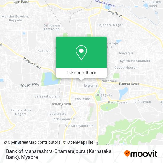 Bank of Maharashtra-Chamarajpura (Karnataka Bank) map