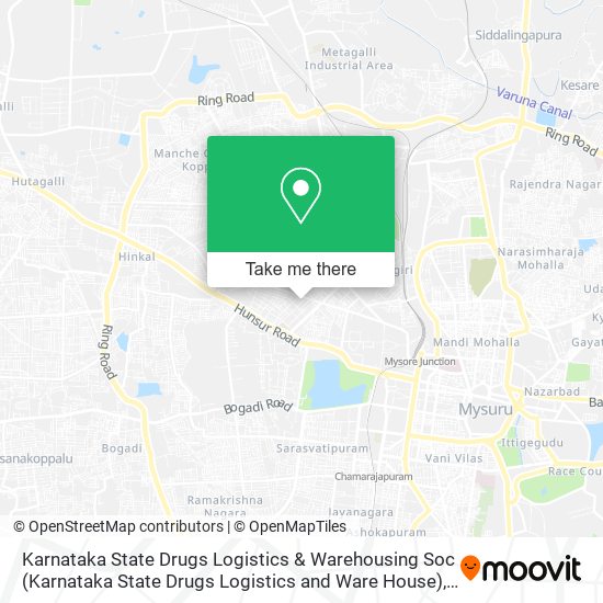 Karnataka State Drugs Logistics & Warehousing Soc (Karnataka State Drugs Logistics and Ware House) map