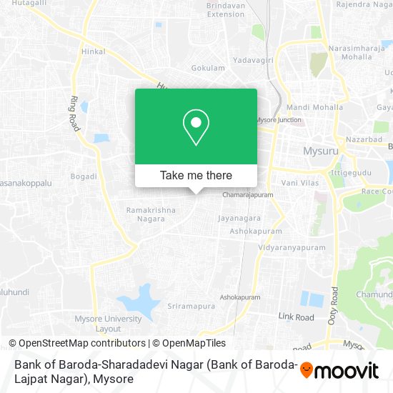 Bank of Baroda-Sharadadevi Nagar map