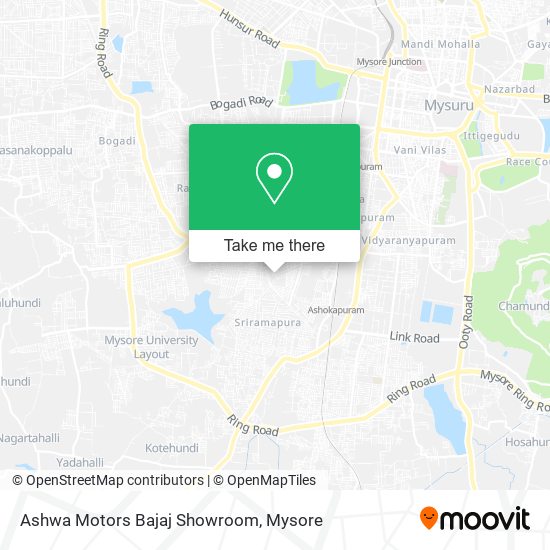 Ashwa Motors Bajaj Showroom map