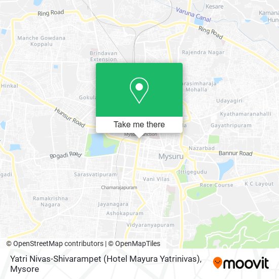 Yatri Nivas-Shivarampet (Hotel Mayura Yatrinivas) map