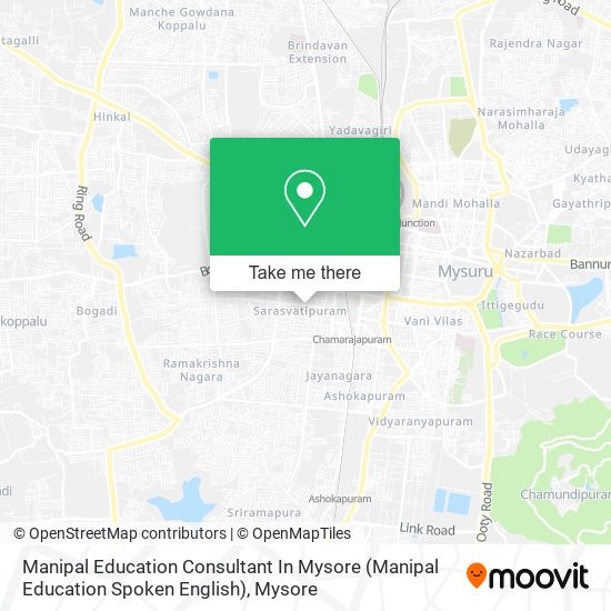 Manipal Education Consultant In Mysore (Manipal Education Spoken English) map